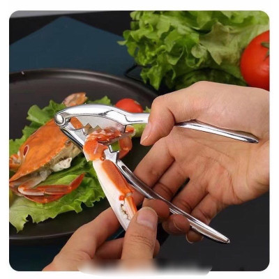 Dụng cụ kẹp  tách hải sản cua ghẹ , phụ kiện nhà bếp đa năng , tách vỏ các loại hạt bằng inox không gỉ 