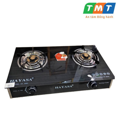 [HÀNG CHÍNH HÃNG] Bếp gas đôi cao cấp Hayasa HA-8080 KM5LY
