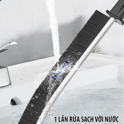 Bàn Chải Chà Khe Rãnh Chổi Cọ Viền Bếp Mép Bồn Rửa Chén Vệ Sinh Góc Tường Vòi Inox Có Lỗ Treo