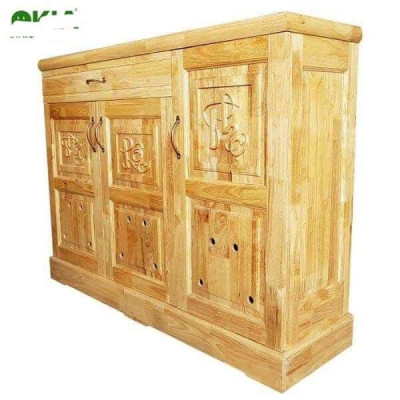 Tủ giày dép gỗ thông 1m2, tủ dày dép gỗ , tủ dép