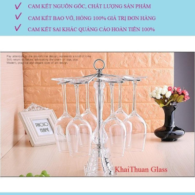 Giá Treo Ly Rượu Vang Thủy Tinh Để Bàn Đẹp Giá Rẻ W029