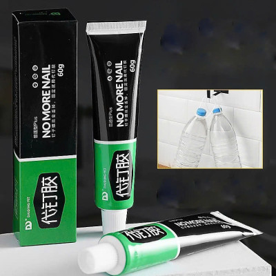 Keo Dán Đa Năng, Keo Siêu Dính, Dán chắc như đóng đinh NOMORE NAIL Tuýp 60g Keo Siêu Dính Công Nghệ Nhật Bản No More Nail Tuýp 60g Keo Siêu Dán Tường Dán Giày Gỗ Thuỷ Tinh Đa Năng Chống Thấm Nước