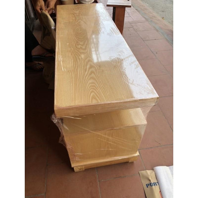 kệ TV 1m2 gỗ sồi kết hợp tếch sồi (kệ y ảnh)