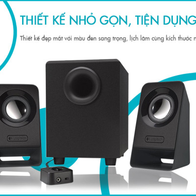 Loa Vi Tính Logitech Z213 14W - Hàng Chính Hãng