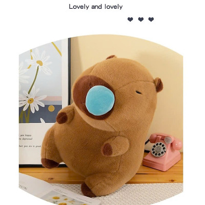 Gấu bông Chuột Capybara Thú nhồi bông Capybara Bộ trưởng Bộ Ngoại Giao đáng yêu 23cm Thú Bông Quà Tặng