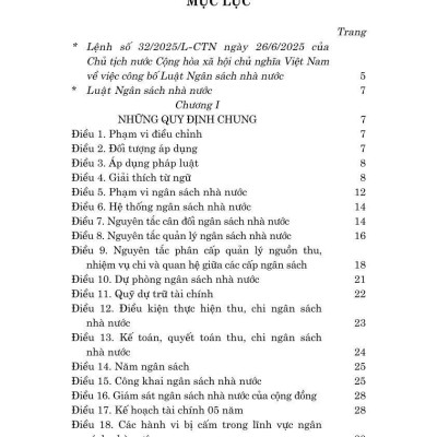 Luật Ngân sách Nhà nước năm 2025