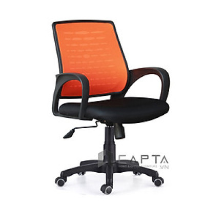Ghế nhân viên nhập khẩu lưng tựa màu cam CE4206-M Nội thất Capta