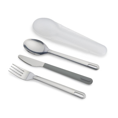 Bộ dao muỗng nĩa inox kèm hộp đựng nhỏ gọn Joseph Joseph Duo - 006711