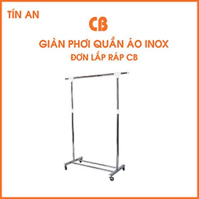 Giàn Phơi Inox Đơn Lắp Ráp CB - 1.55x1.4m