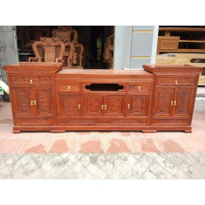 Kệ Tivi Kệ Mõ Gỗ Hương Vân