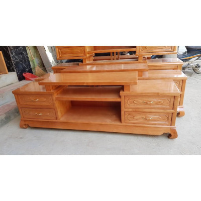 Kệ tivi gỗ Sồi Mặt Mâm từ 1m8 đến 2m