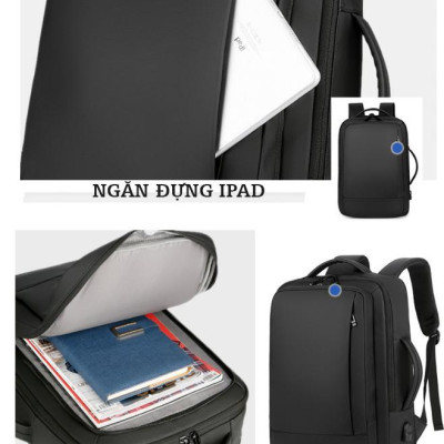 Ba lô thông minh đa năng siêu cao cấp nam sạc USB tiện dụng chứa máy tính 14 đến 17 inh