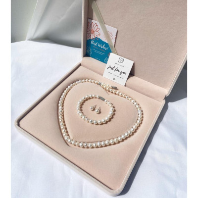 Bộ trang sức Ng.trai thiên nhiên sang trọng Dế Bạc - S0016