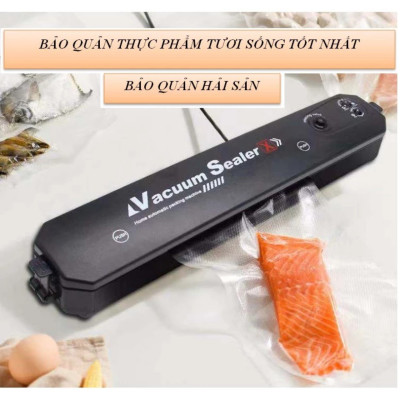 Máy Hút Chân Không Thực Phẩm Kèm Hàn Miệng Túi, Bảo Hành 2 Năm, Dụng Cụ Nhà Bếp