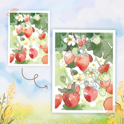 Sách - Tô Nét Khu Vườn Nhỏ Có Hoa Cỏ Bình Yên - Megabook