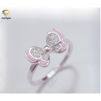 Nhẫn bạc Ý 925 Huệ Ngân - Hồ điệp xinh xinh xắn RYR140047 (li tay nhỏ)