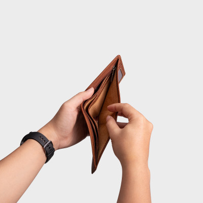 Ví nam da bò Lata ( Thời trang nam - Ví da thật LVN70 )