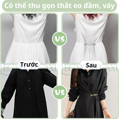 Kẹp Khăn Choàng Bằng Kim Loại Khóa Cố Định Cổ Áo Cardigan Áo Len Kẹp Lưng Áo Thắt Eo Đầm Váy Cho Nữ