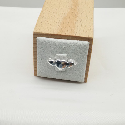 Nhẫn bạc nữ trang sức bạc Ý S925 Bạc xinh Huệ Ngân - Đôi cánh thiên thần RR1729