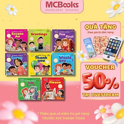 Sách - Being Polite - Tiếng Anh - Vui Ứng Xử - Combo 8 Cuốn - MCBooks