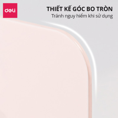 Bìa trình ký nhựa A4 Deli đơn, Bìa kẹp nhựa giấy, tài liệu, kẹp hồ sơ A4 một mặt, màu pastel học sinh văn phòng