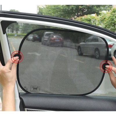 Bộ 3 tấm che nắng cửa kính xe ô tô dạng lưới
