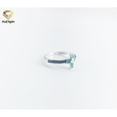 Nhẫn bạc Ý 925 Huệ Ngân -Chữ Thập RR1216