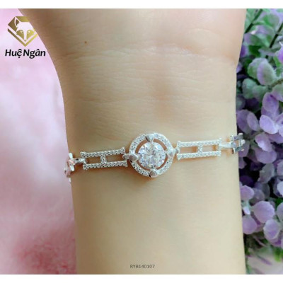 Lắc tay bạc 925 Huệ Ngân - Vòng tròn tình yêu RYB140107