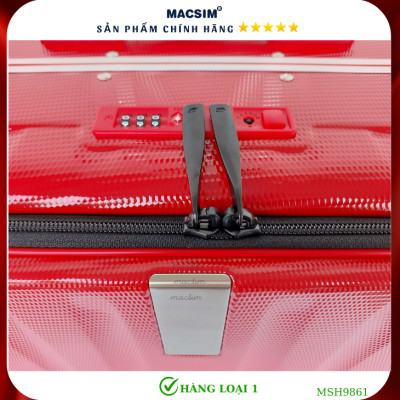 Vali cao cấp Macsim Hanke MSH9861 18 inch màu đỏ - Hàng loại 1