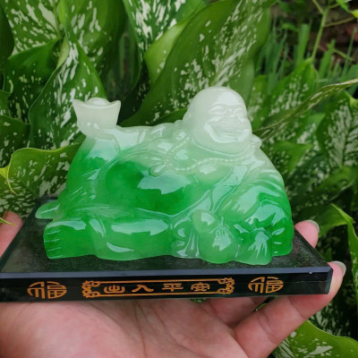 Tượng Ngọc Đá Phong Thủy Có Ngăn Nước Hoa Gắn Taplo ÔTO, Để Bàn Làm Việc – Loại Đẹp Sang Trọng, Mang Lại May Mắn