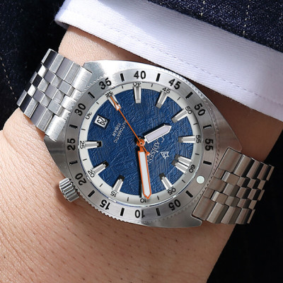 Đồng Hồ Nam Cadisen C8231M1 Chính Hãng Full Box Chống Nước Kính Chống Xước Dây Thép BH 2 Năm Máy Cơ