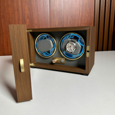 [BH 2 Năm Động Cơ] Hộp xoay 2 đồng hồ có tích điện+Tặng kèm Adapter