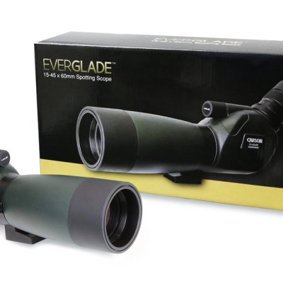 Ống nhòm chống thấm nước Carson SS-560 Everglade HD zoom 15x- 45x đi kèm với giá ba chân để bàn - Hàng chính hãng