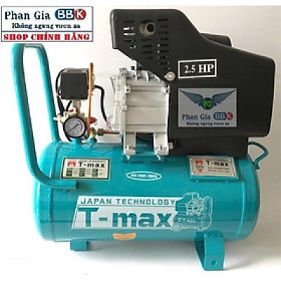 Máy Nén Khí Có Dầu Liền Trục TMAX 3.0 HP 30L, máy nén khí 100% dây đồng