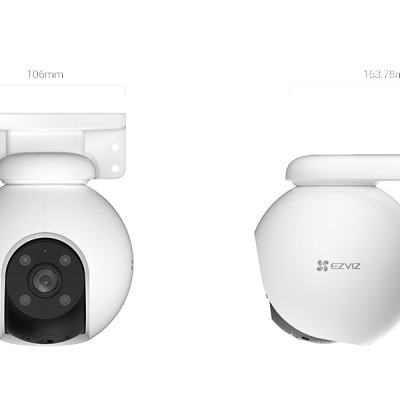 Camera Wifi EZVIZ H8 Pro 2K 3MP Siêu Nét - Xoay 360 Độ Ngoài Trời, Đàm thoại 2 Chiều - Hàng Chính Hãng