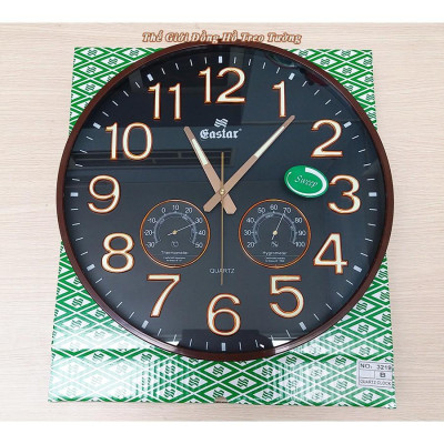 Đồng Hồ EASTAR KIM TRÔI Viền Mỏng Số nổi 3D có DẠ QUANG và NHIỆT ẨM KẾ Tự Động – Tặng Pin Maxell - Bảo Hành 1 Năm