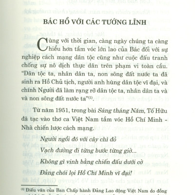 Những Tướng Lĩnh Tham Gia Hai Cuộc Kháng Chiến Chống Giặc Cứu Nước