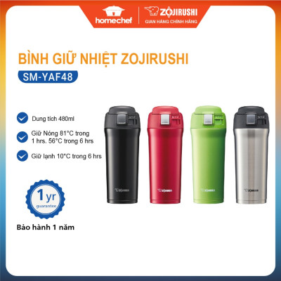 Bình giữ nhiệt nóng lạnh Zojirushi 480ml SM-YAF48, sản xuất tại Thái Lan, bảo hành giữ nhiệt 1 năm