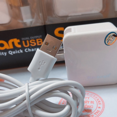  Bộ Sạc nhanh Koracell 2.4A cổng Micro (có 2 cổng USB) Hàng Chính Hãng 