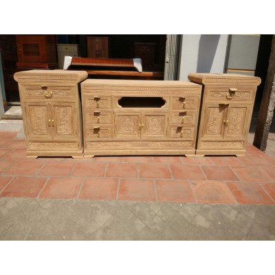 Kệ Tivi Kệ Mõ Gỗ Hương Vân