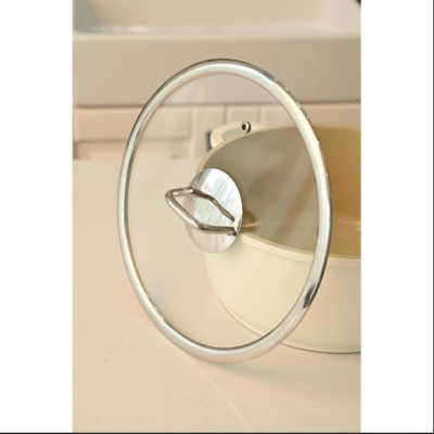 Nồi Phủ Gốm Chống Dính Đáy Từ Haatz Size 20cm - Công Nghệ Hàn Quốc, Dùng Mọi Loại Bếp - Bảo Hành 2 Năm