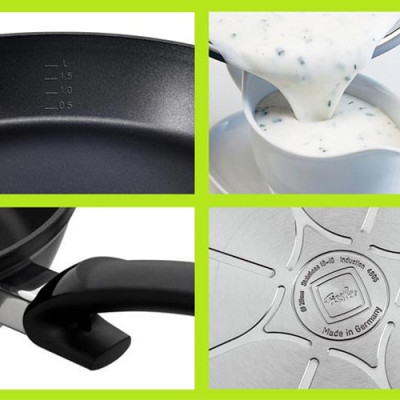 Chảo Chống Dính Fissler Alux Cao Cấp Loại (24cm) - Phân Phối Chính Hãng