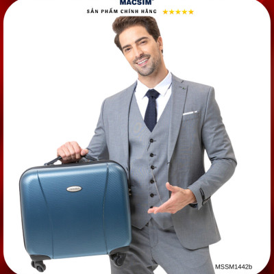 Vali cao cấp Macsim Smooire MSSM1442-b cỡ 16 inch màu xanh - Hàng loại 1
