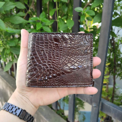 SIÊU PHẨM..! Ví nam da bắp tay cá sấu 