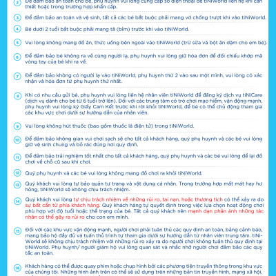Vé cổng điện tử tiNiWorld STANDARD NGÀY THƯỜNG áp dụng tại các trung tâm tiNiWorld có giá vé vào cổng 100.000 VNĐ