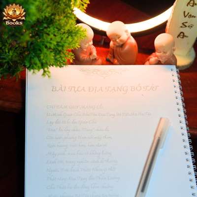 Sách Chép Kinh - Địa Tạng Bồ Tát Bổn Nguyên - PAI BOOKS.