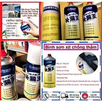 CHAI SƠN XỊT SIÊU CHỐNG THẤM NƯỚC TRÊN MỌI BỀ MẶT CAO CẤP