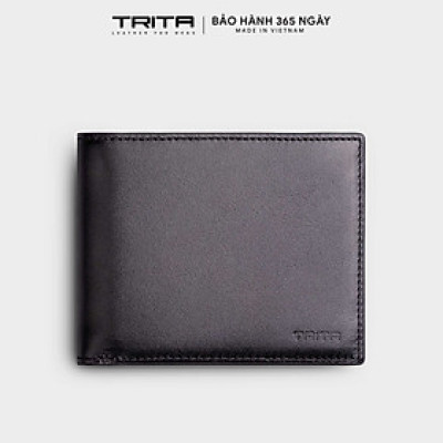 Ví nam da bò Trita ( Thời trang nam dáng ngang - Ví da RVN16 )