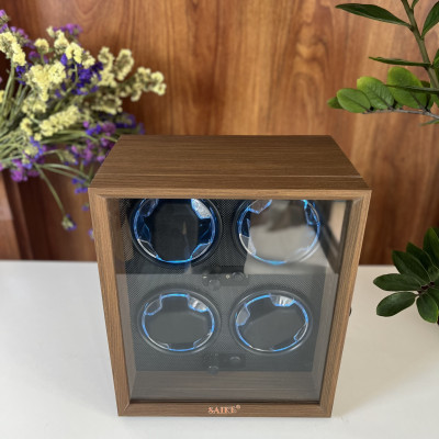 [BH 2 Năm Động Cơ] HỘP XOAY 4 ĐỒNG HỒ CƠ DÁNG ĐỨNG