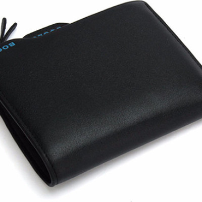 Bóp da nam BOGESI loại đứng BD153 - Màu đen